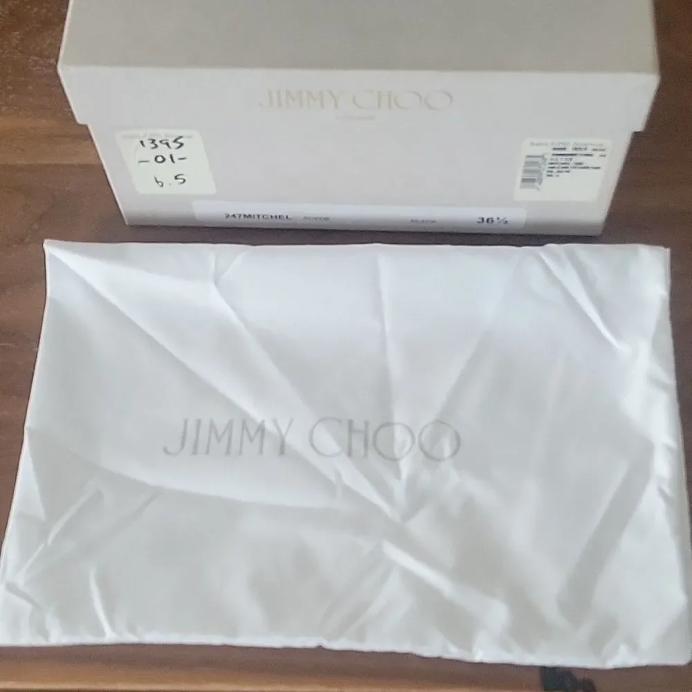 NWT Jimmy Choo Mitchel Mitchell Almond Suede Stiletto Heel 4" Pumps NIB 36.5 6 - Picture 15 of 16